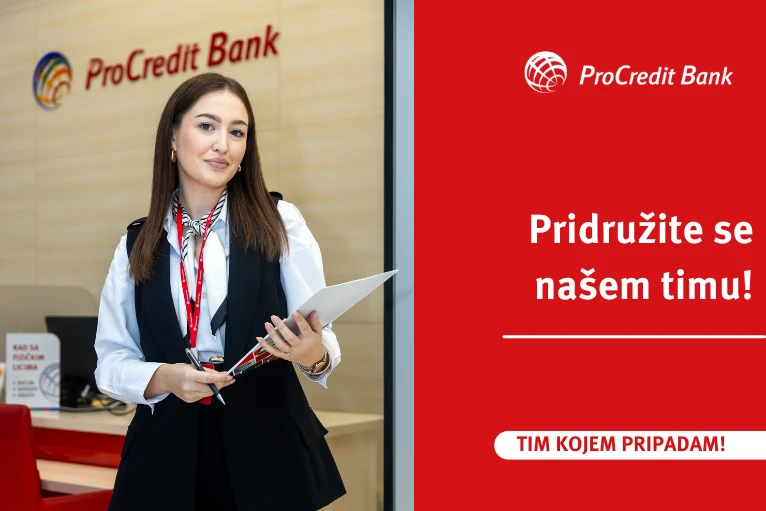ProCredit Bank d.d. raspisuje konkurs za radno mjesto