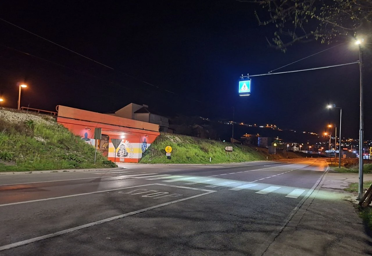 Sigurniji prijelaz na ulazu u Opine