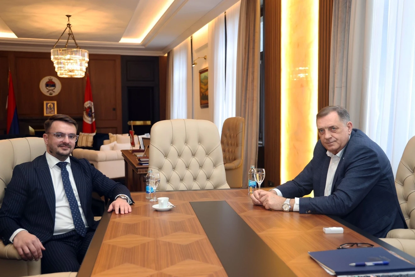 Dodik se sastao s potpredsjednikom RS-a Davorom Pranjićem