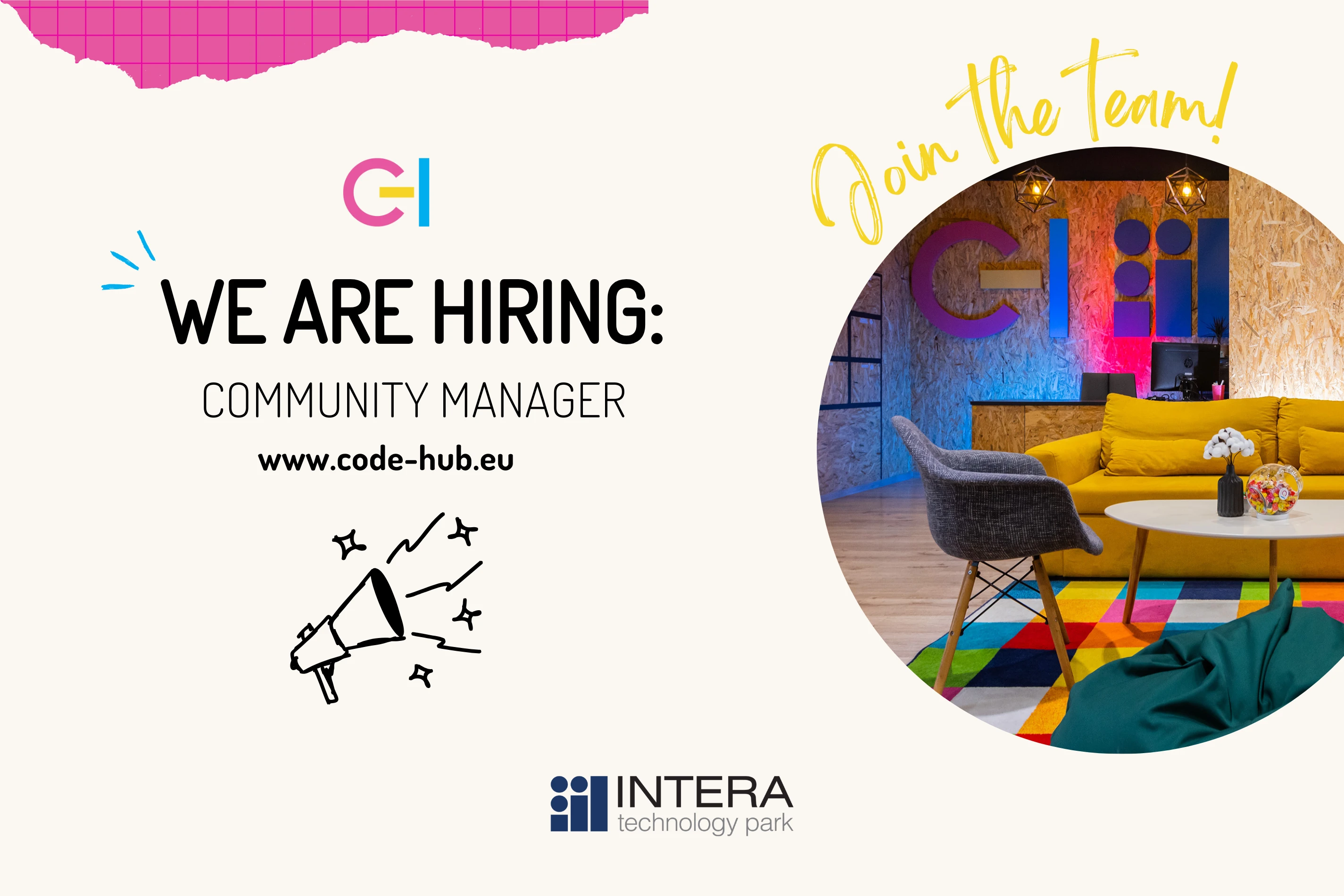 INTERA Tehnološki Park zapošljava community managera za Code Hub Mostar!