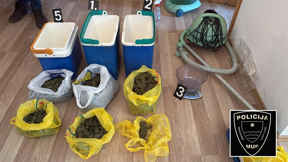Čapljina: Uhićen zbog veće količine suhe zeljaste materije
