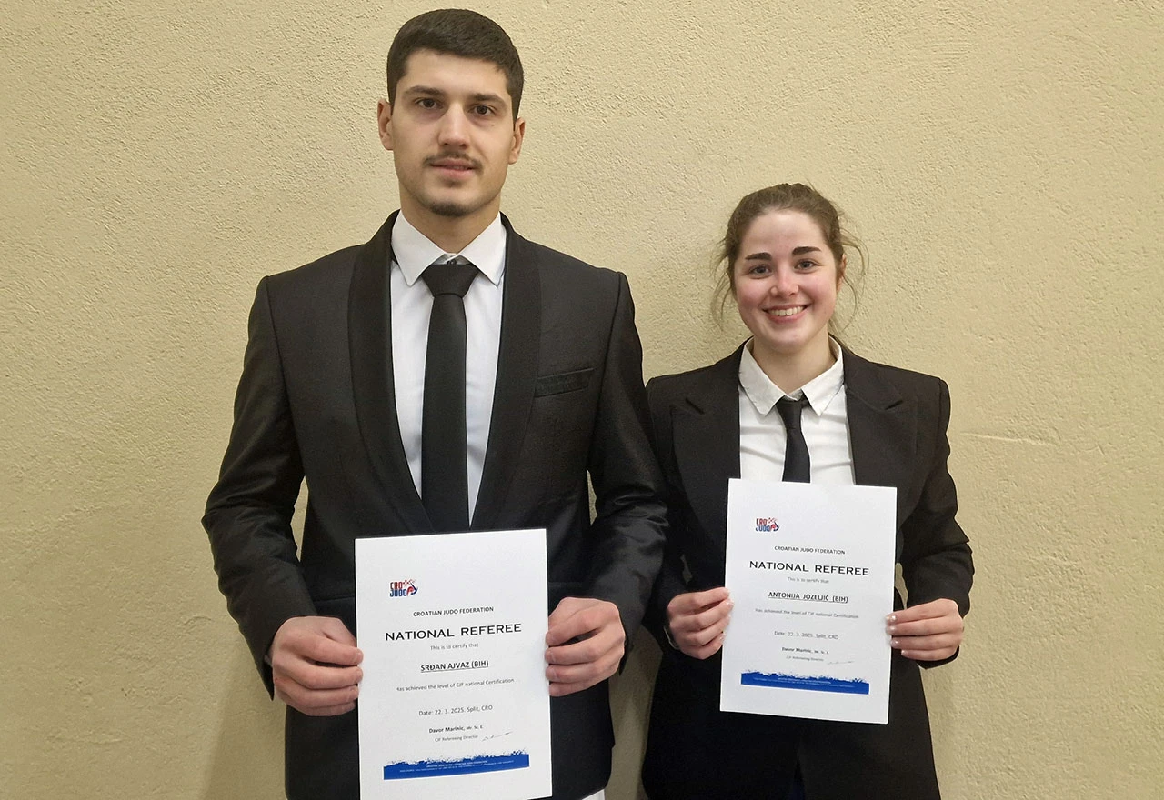 Dva nova nacionalna judo suca u Mostaru