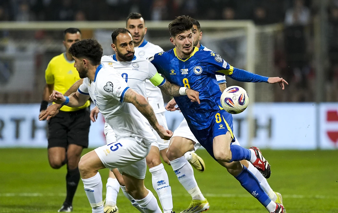 Nakon prvih 45 minuta: BiH i Cipar izjednačeni u Zenici: Demirović i Pittas strijelci