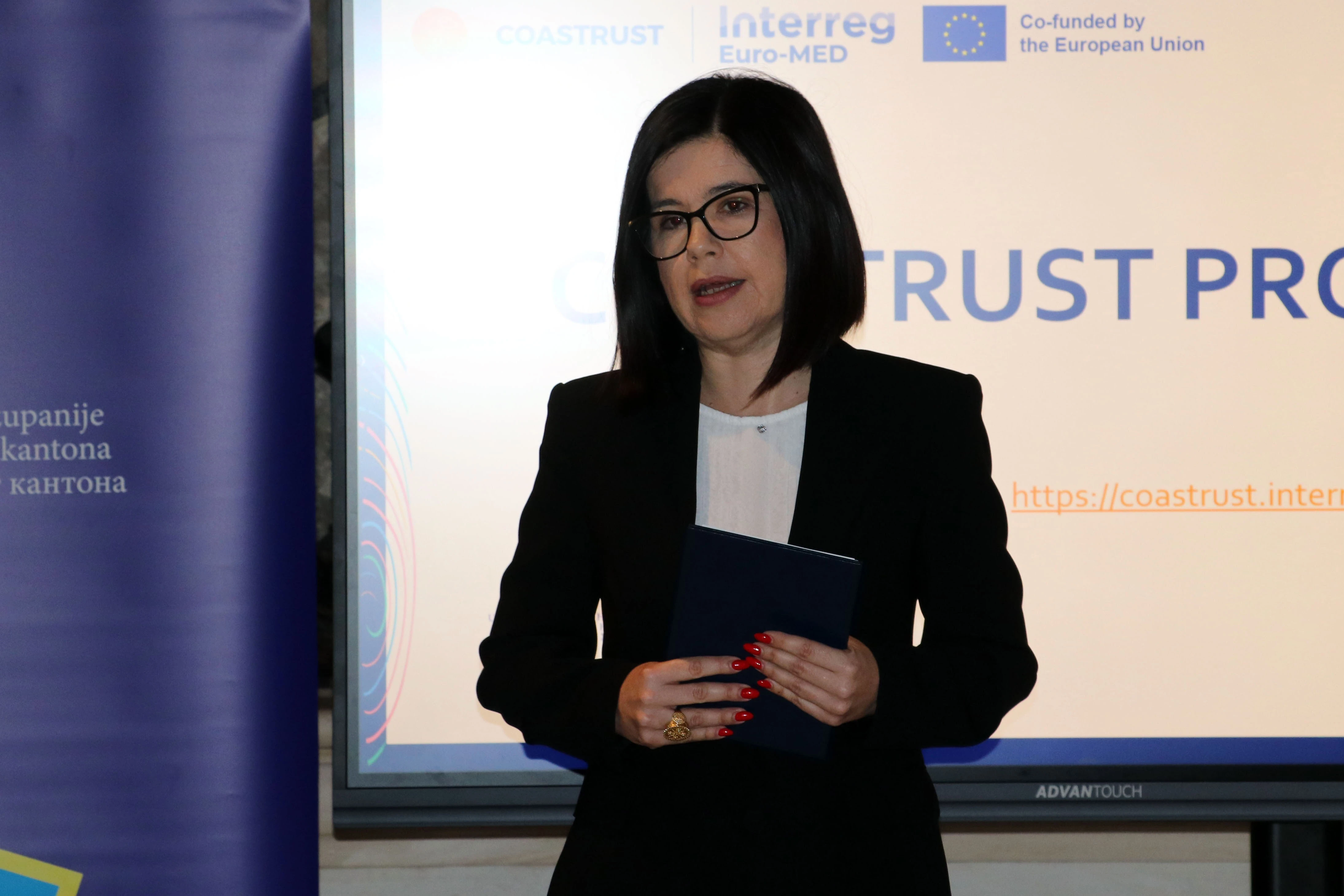 Predsjednica Vlade HNŽ na predstavljanju COASTRUST projekta