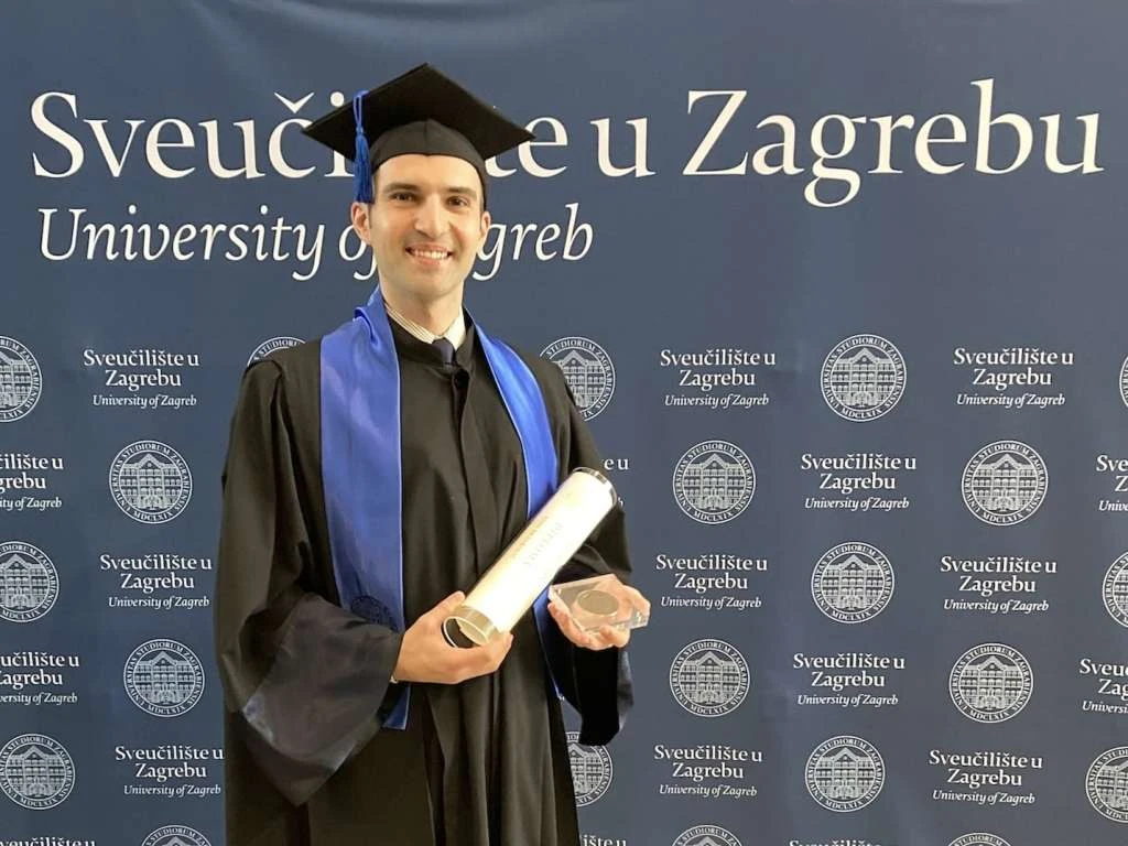 Bh. reprezentativac Edin Branković promoviran u doktora znanosti na Sveučilištu u Zagrebu