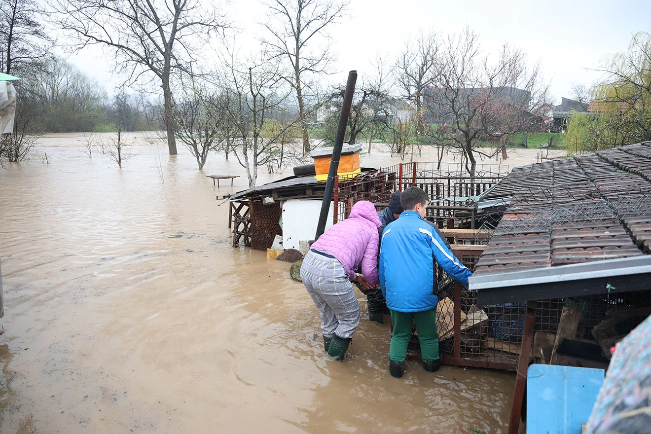 Poplave u BiH, izlijevanje rijeke Vrbas na području Banja Luke