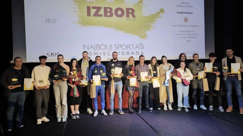 Vinko Sliško i Ružica Križanac proglašeni najboljim sportašima Tomislavgrada