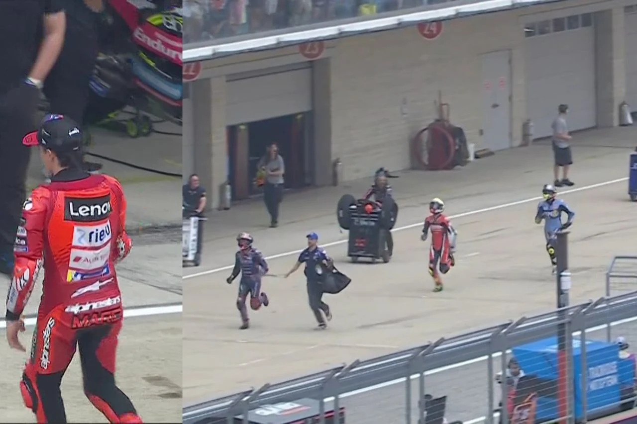 Kaos prije utrke u Texasu, Viñales bez motocikla
