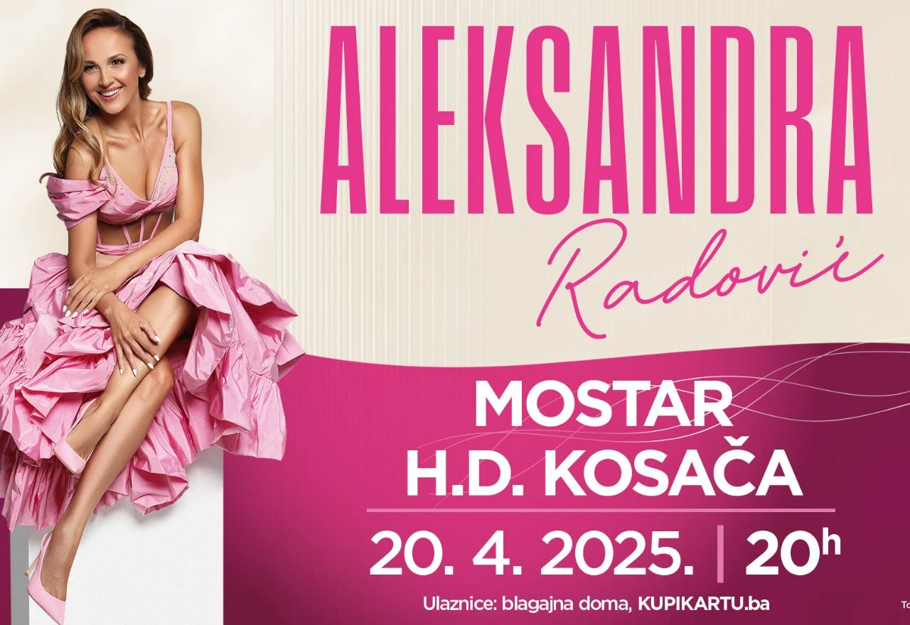 Aleksandra Radović rasprodala i drugi koncert u Sarajevu - Evo gdje još ima karata