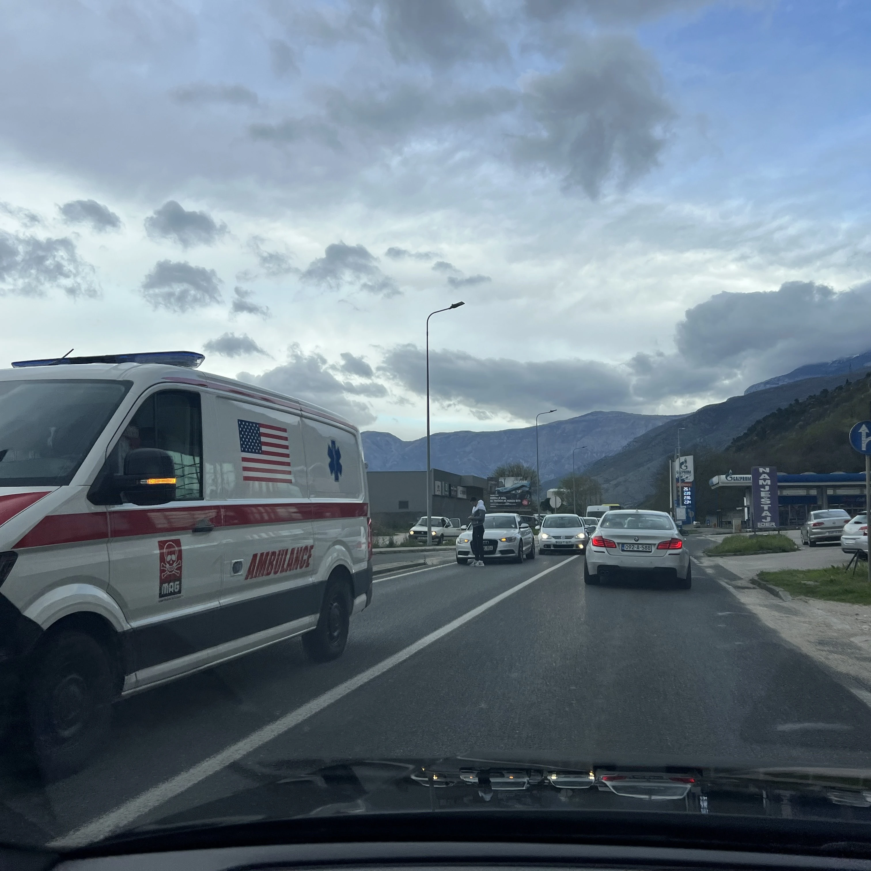 Prometna nesreća na izlazu iz Mostara