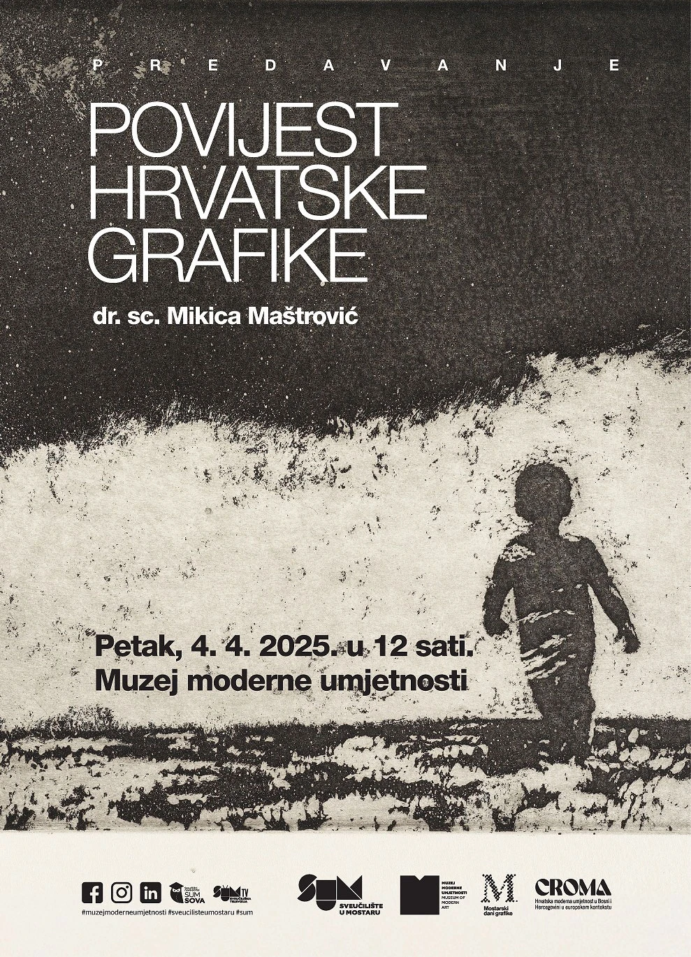 Mikica Maštrović u Mostaru: Predavanje o povijesti hrvatske grafike
