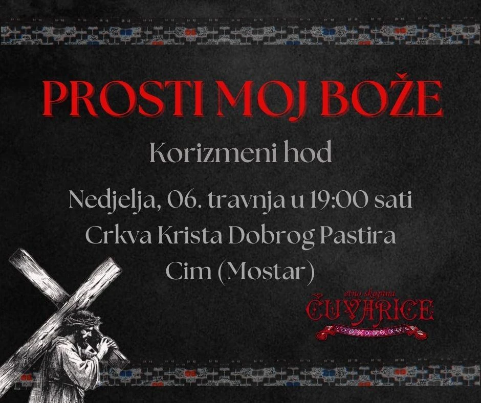 Korizmeni koncert etno skupine Čuvarice u Mostaru