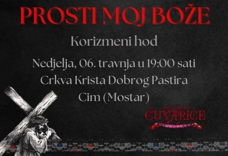 Korizmeni koncert "Prosti moj Bože"