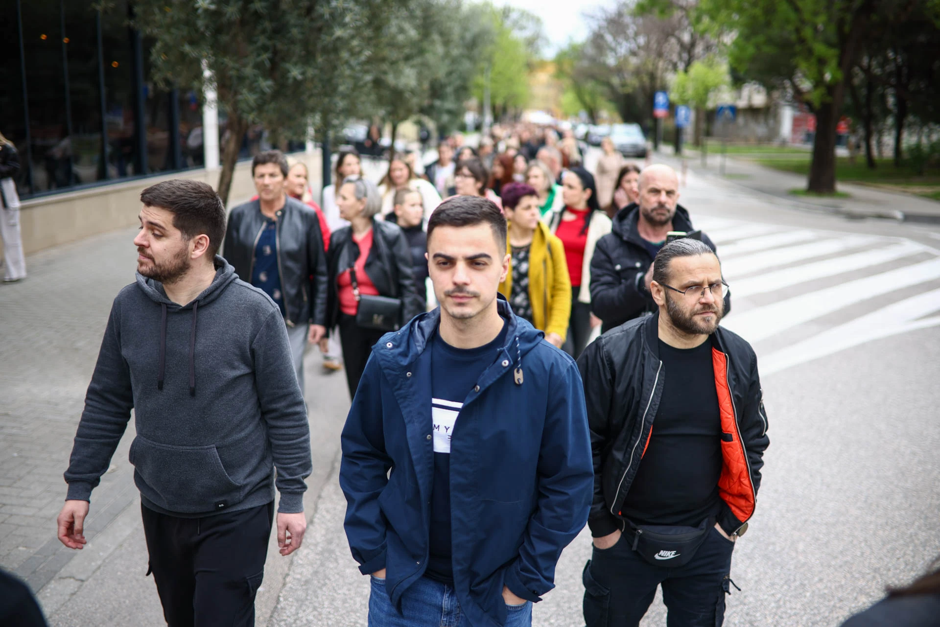 Prosvjedna šetnja zdravstvenih radnika HNŽ-a u Mostaru