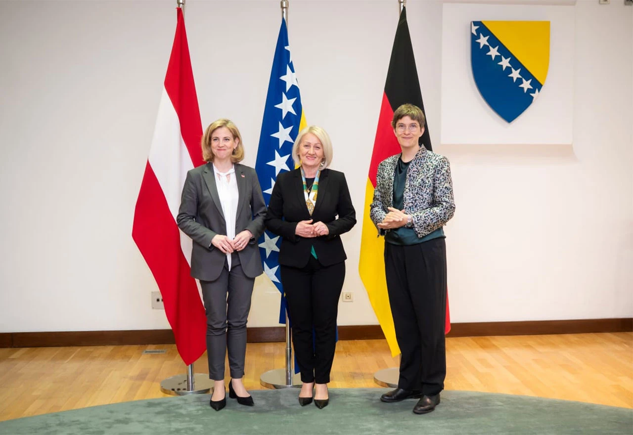 Europski put BiH: Sastanak Krišto s ministricama Reisinger i Luhrmann