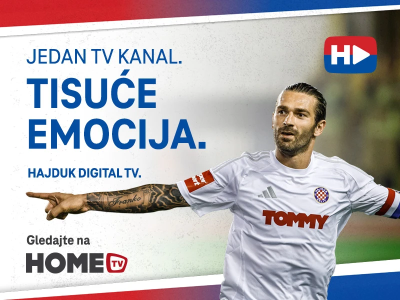 Hajduk Digital TV u HOME.TV ponudi