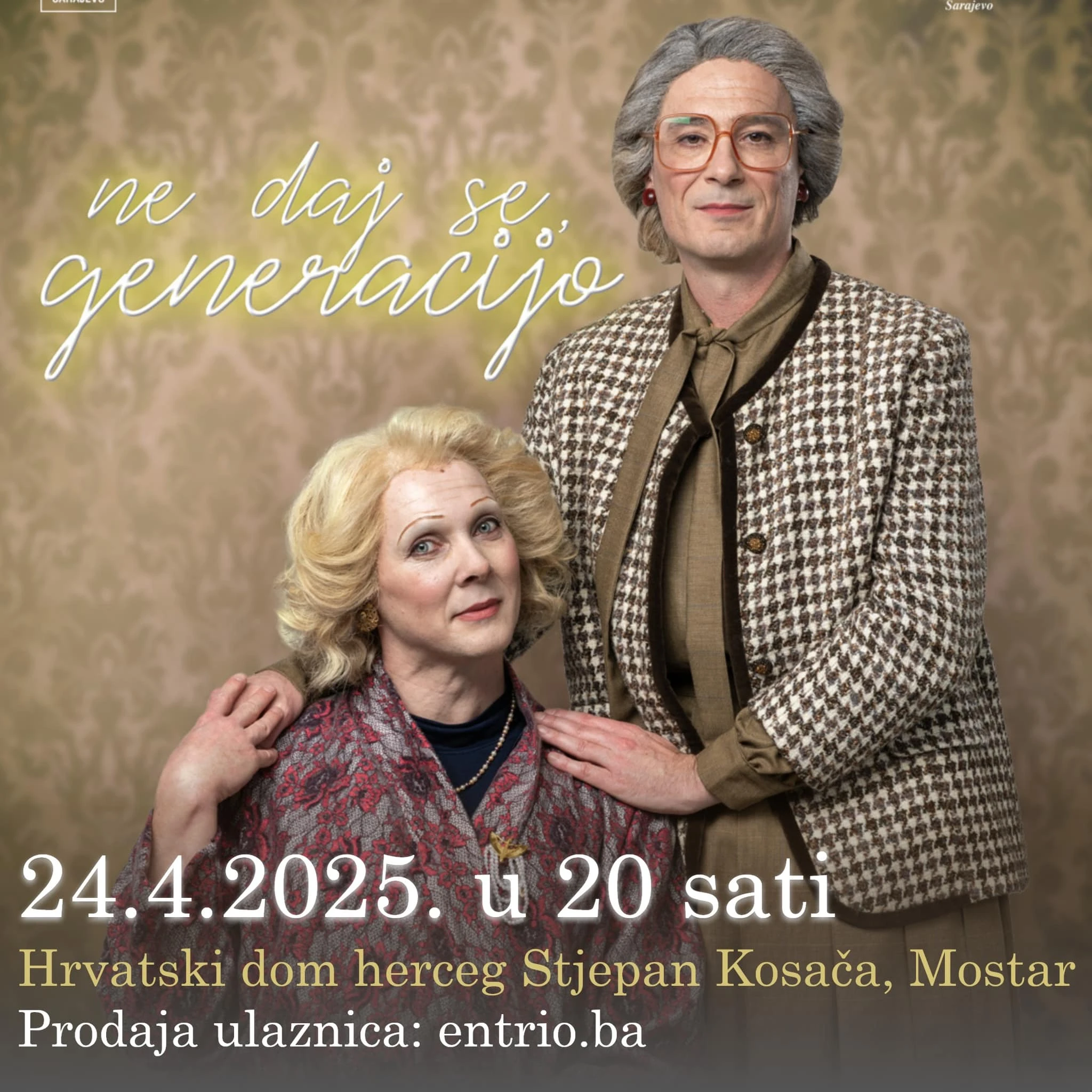 Hit predstava ''Ne daj se, generacijo“ u Hrvatskom domu herceg Stjepan Kosača