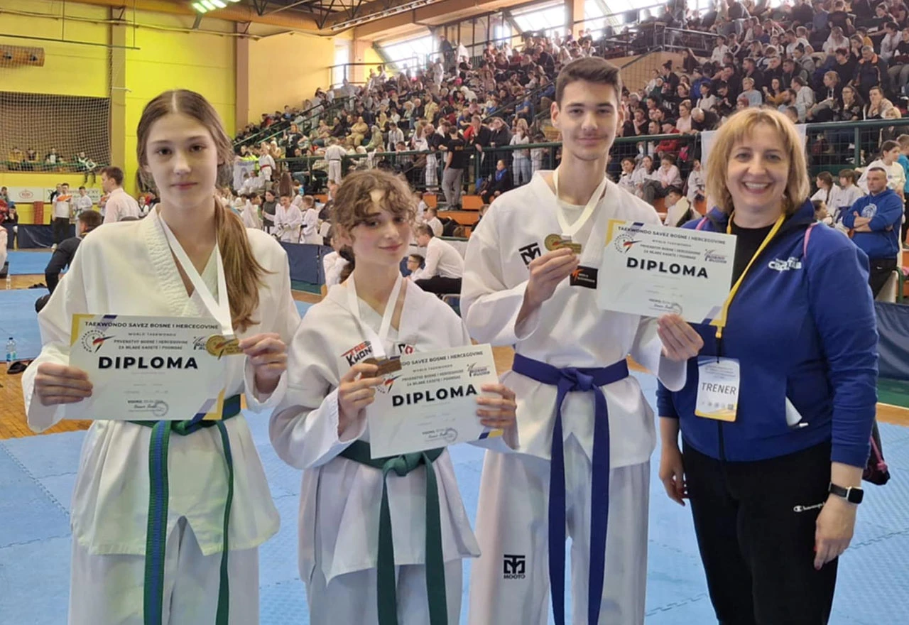 Taekwondo klub Cro Star Mostar osvojio 17 medalja i dvije titule najboljih natjecatelja u Visokom