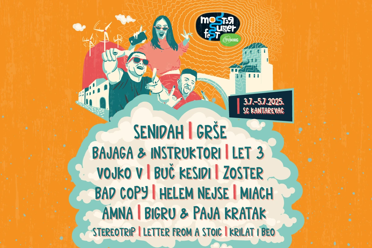 Mostar Summer Fest okupio regionalnu muzičku kremu: top lineup za top ljeto 2025