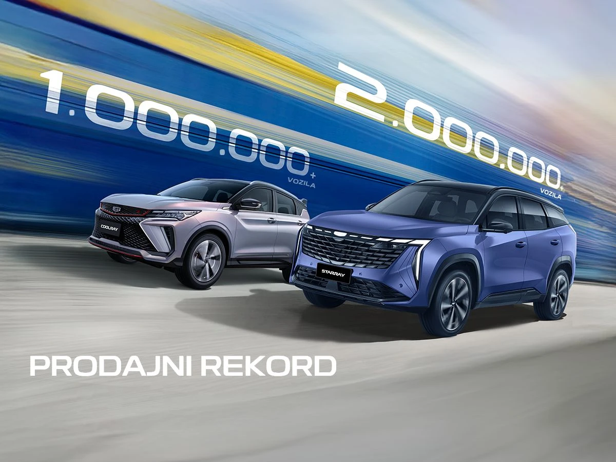 Geely Starray i Coolray premašili 3 milijuna prodanih primjeraka