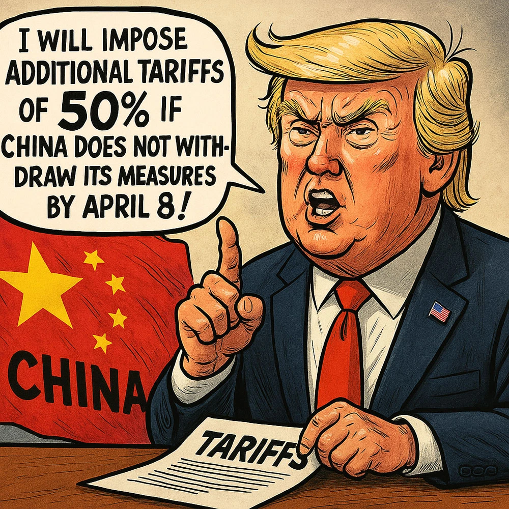 Trump prijeti Kini: Nove carine od 50% ako ne povuku mjere do 8. travnja