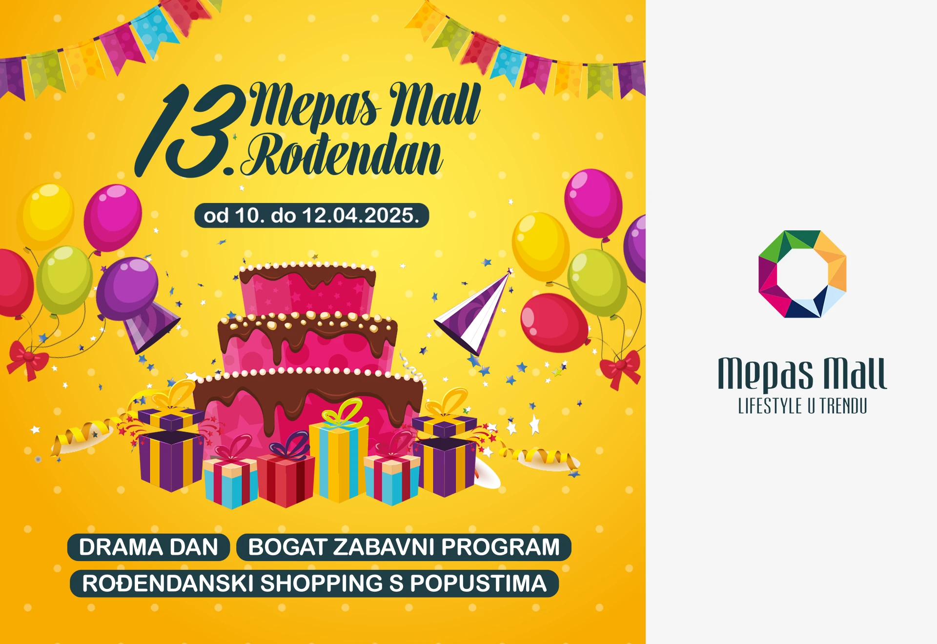 Mepas Mall slavi 13. rođendan