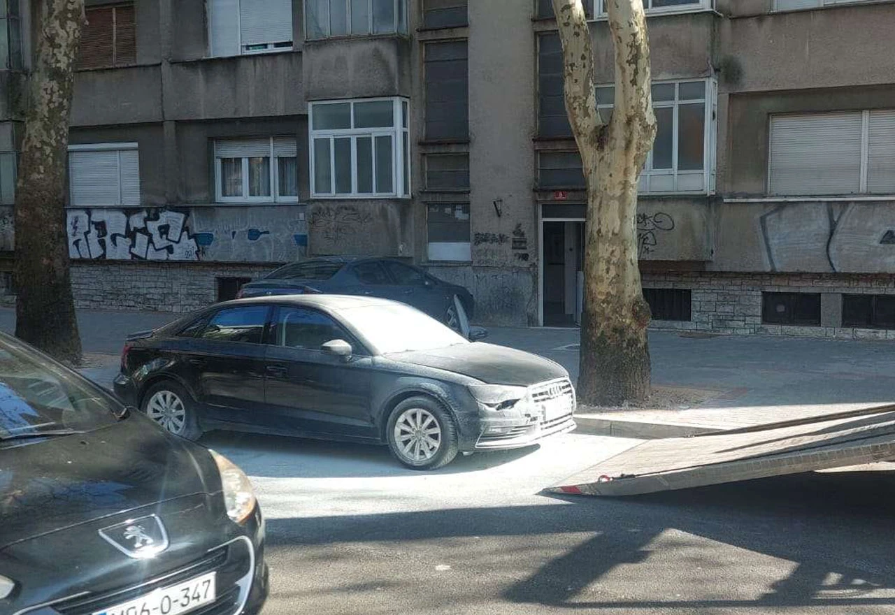 Zapalio se automobil prekoputa ''Spajalice''