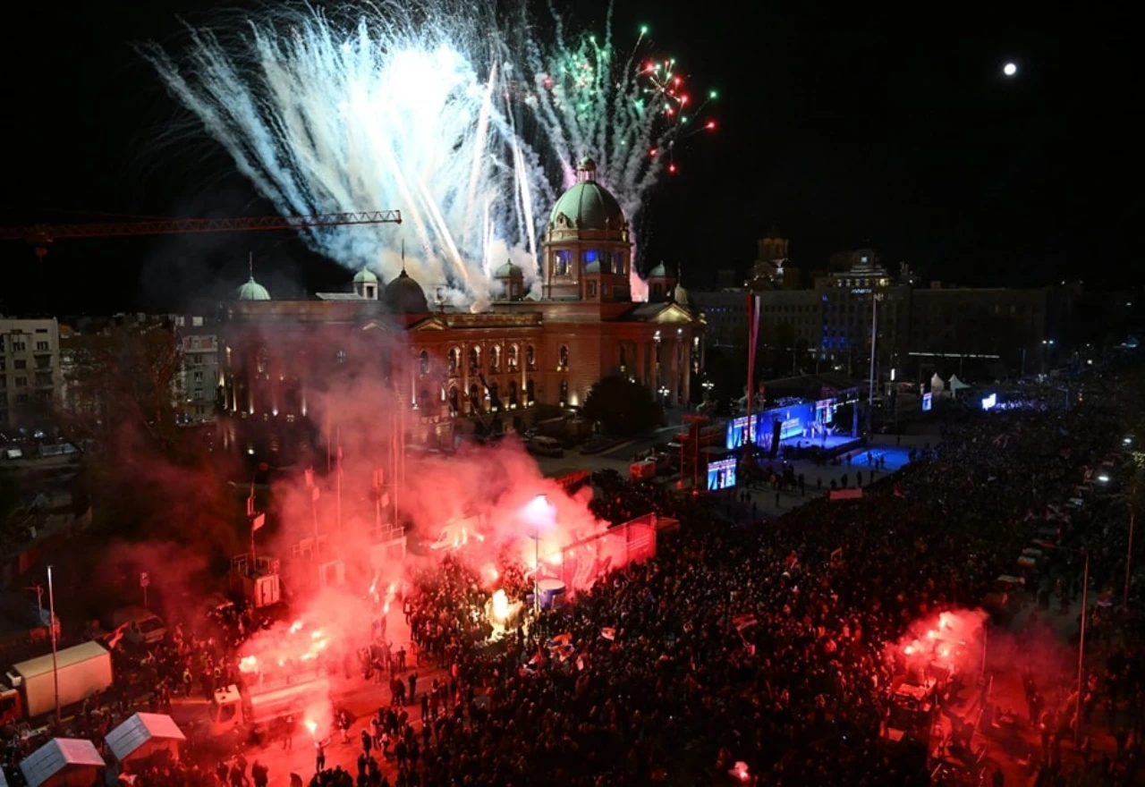 Objavljeno koliko je ljudi bilo na Vučićevom skupu u Beogradu