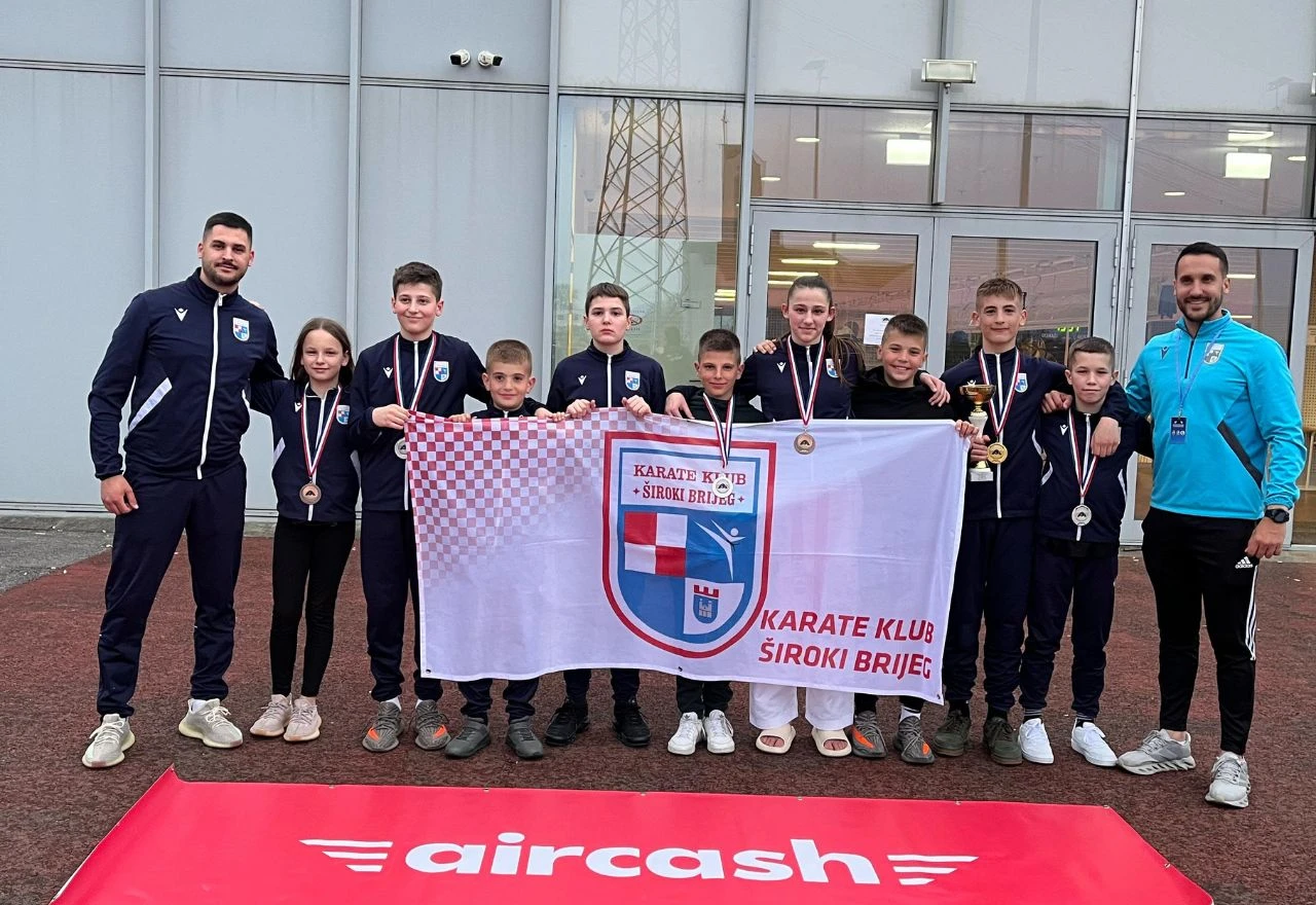 Karate klub Široki Brijeg izborio 10 plasmana na balkanskom prvenstvu