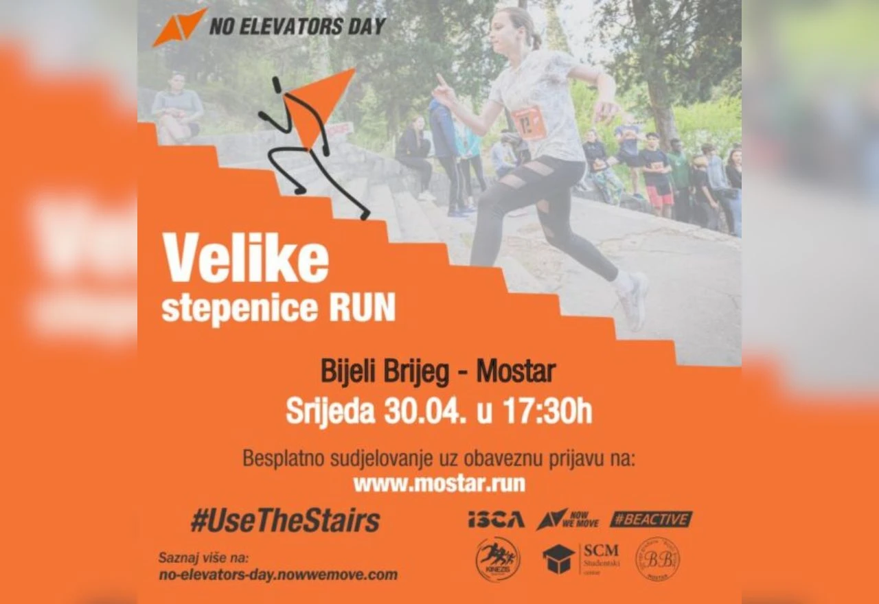 Otvorene su prijave za utrku na Velikim mostarskim stepenicama