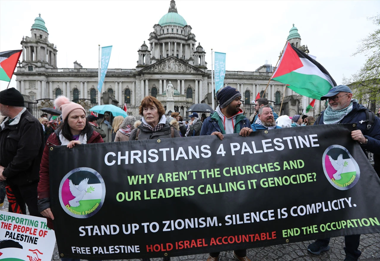 Prosvjedi u Belfastu: Poziv na okončanje izraelskih napada na Gazu