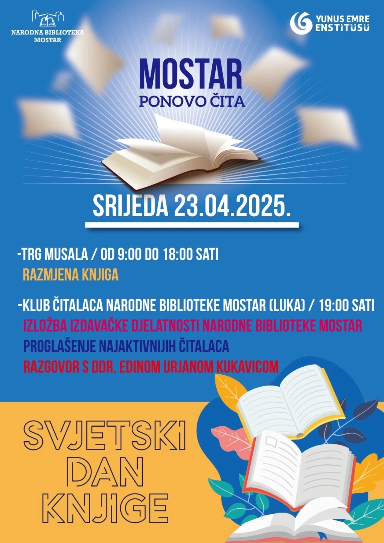 Svjetski dan knjige u Mostaru