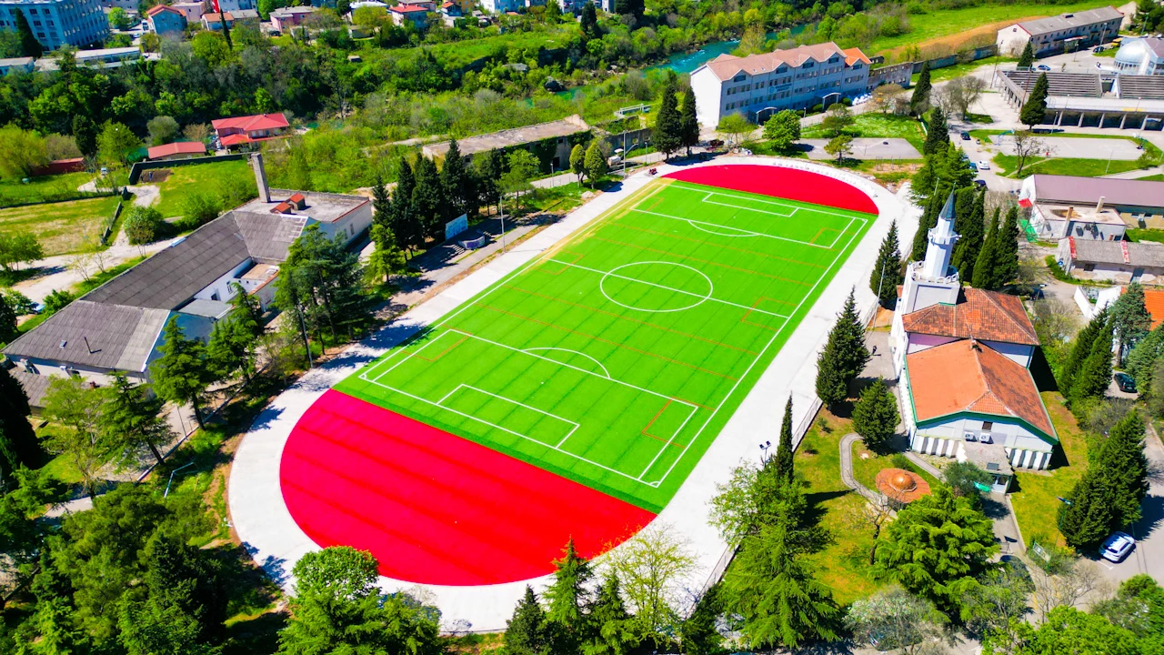Novo lice sportskih terena na kampusu Univerziteta ''Džemal Bijedić''