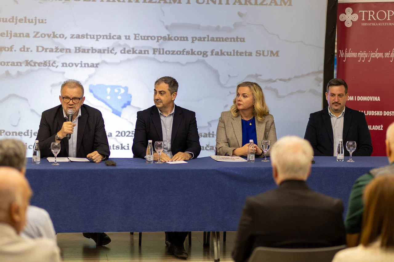 Javna tribina o ustavnim rješenjima za BiH | "Stvari više ne funkcioniraju, Hrvati moraju biti hrabriji i odlučniji"