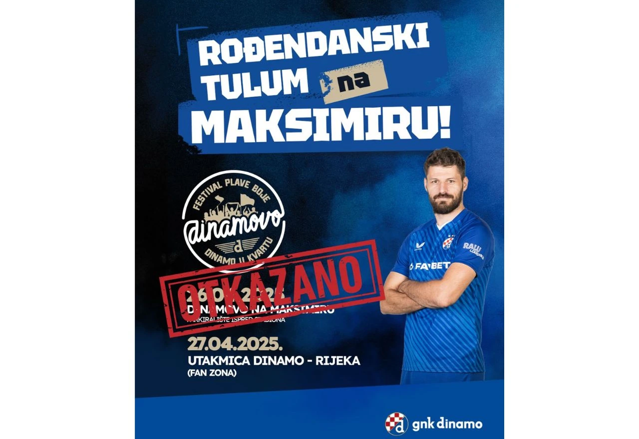 Dinamo je otkazao veliki rođendanski tulum