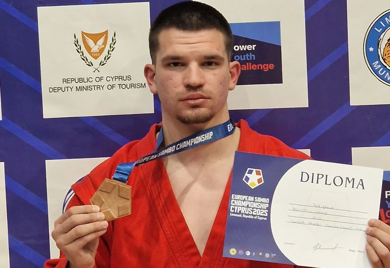 Josip Previšić osvojio brončanu medalju na Europskom prvenstvu u sambu