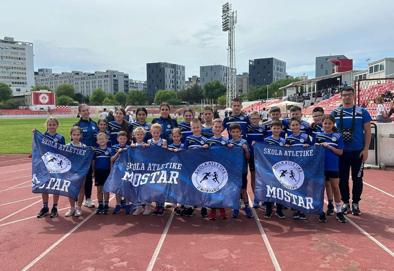 Sjajan nastup Škole atletike Mostar na mitingu u Splitu