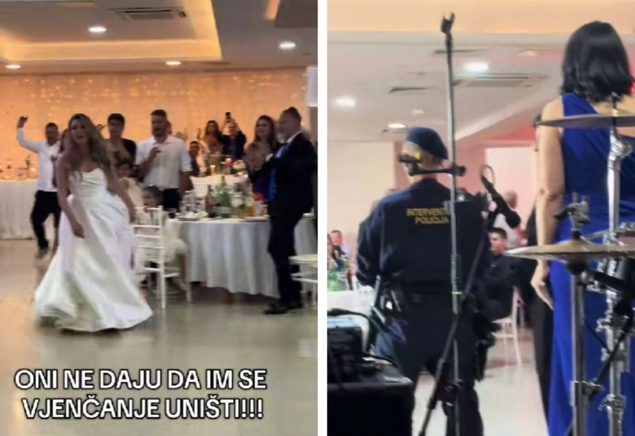 Interventna policija upala na svadbu u Vranjicu zbog pirotehničkog incidenta