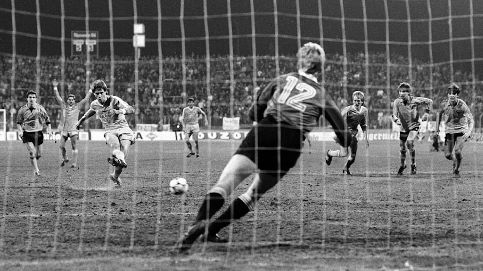 Bayer Uerdingen - Dresden, četvrtfinale Kupa pobjednika kupova 1986.