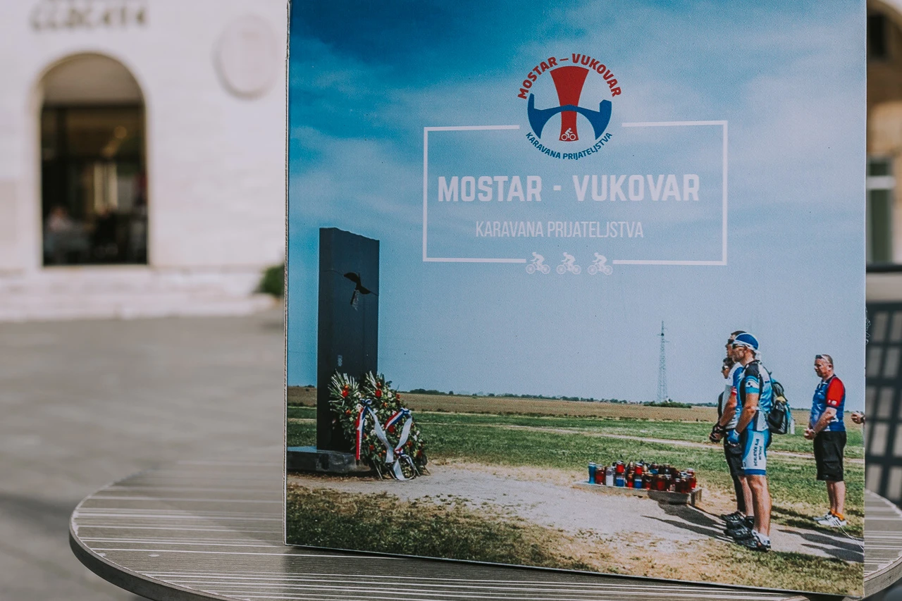 Ispraćaj biciklističke karavane "MOSTAR VUKOVAR 2025."