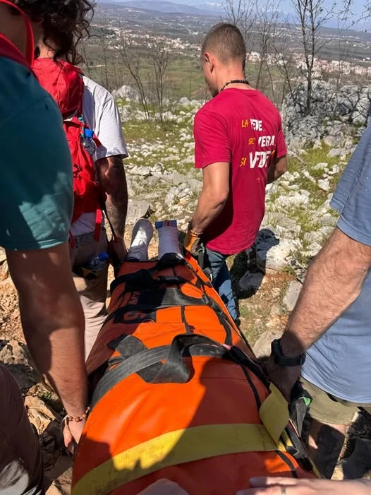 HGSS spašavao ozlijeđenu hodočasnicu na Križevcu