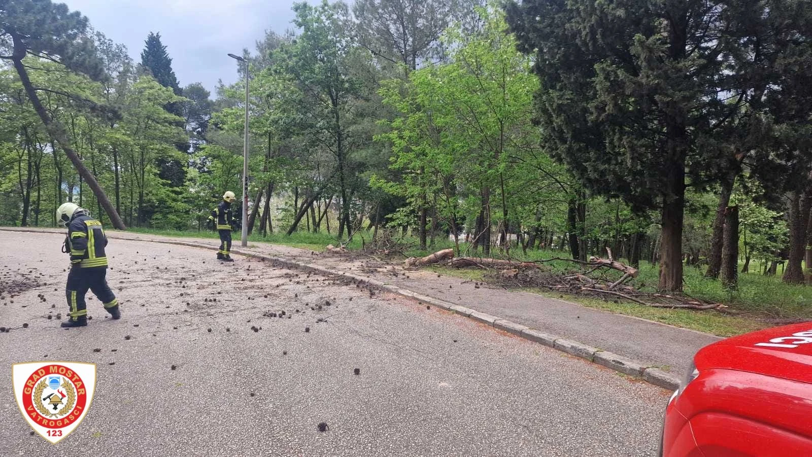 Intervencija mostarskih vatrogasaca