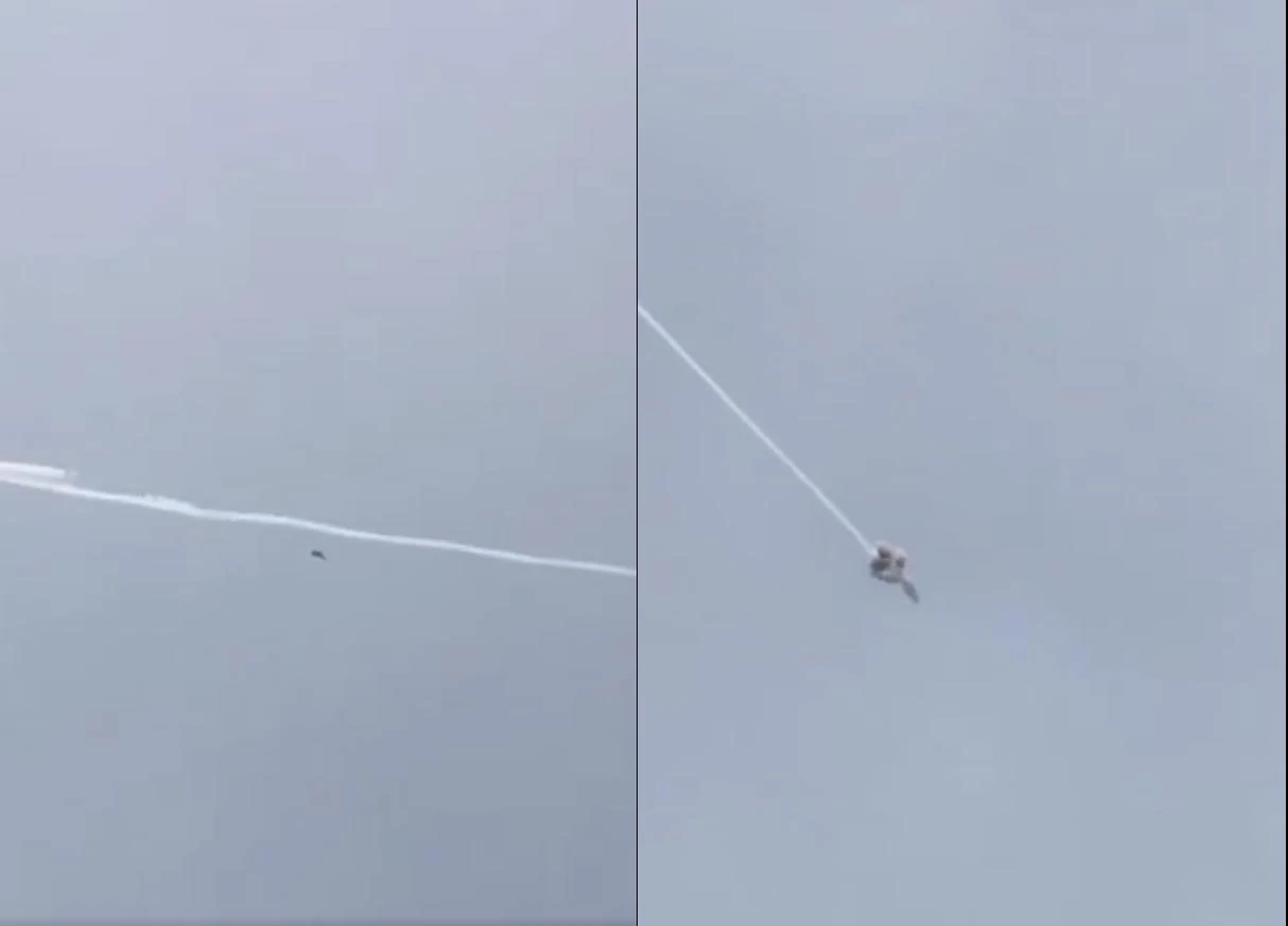 Ukrajinski F-16 obara zračnu metu: Rijedak trenutak zabilježen kamerom