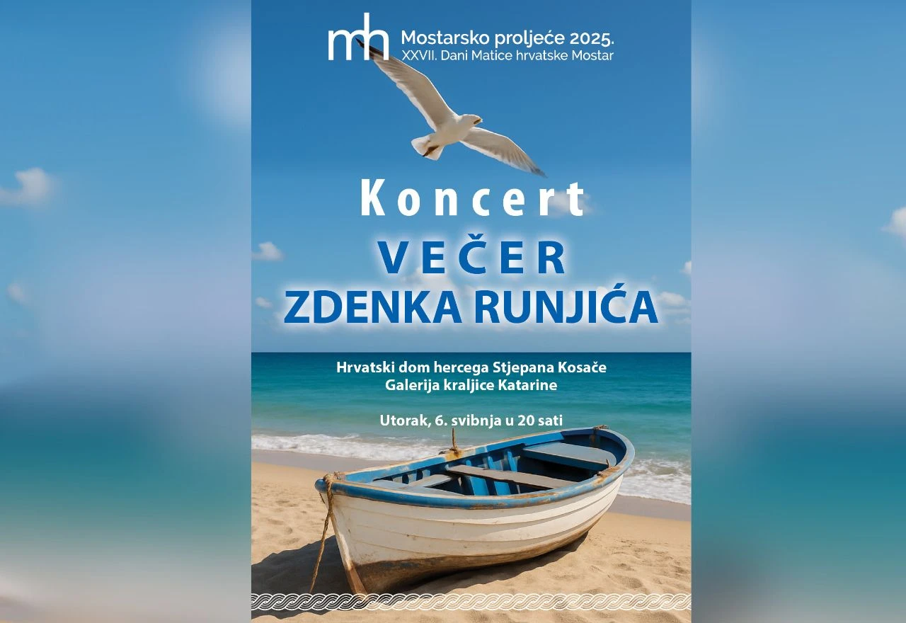 Mostarsko proljeće počinje koncertom u čast Zdenku Runjiću