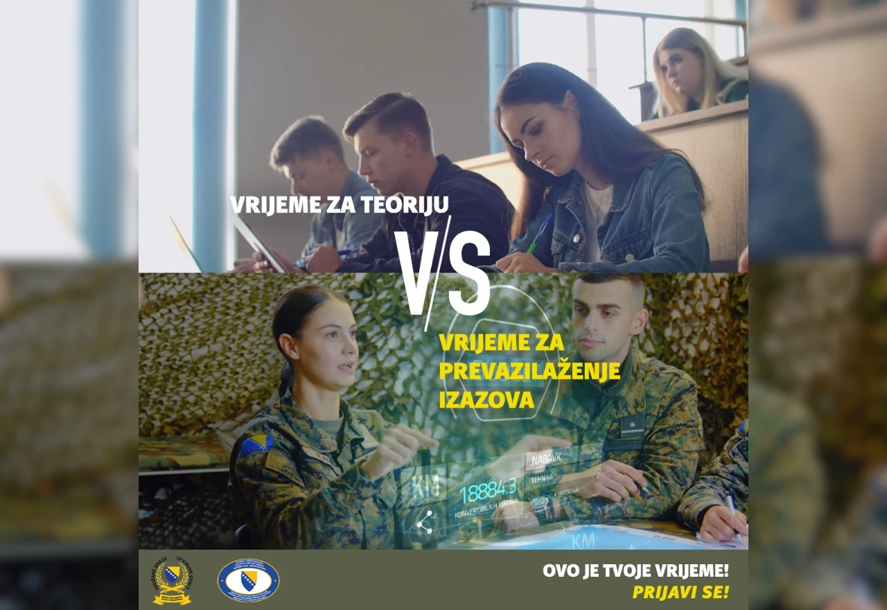 Raspisan natječaj za prijam na Vojnu akademiju