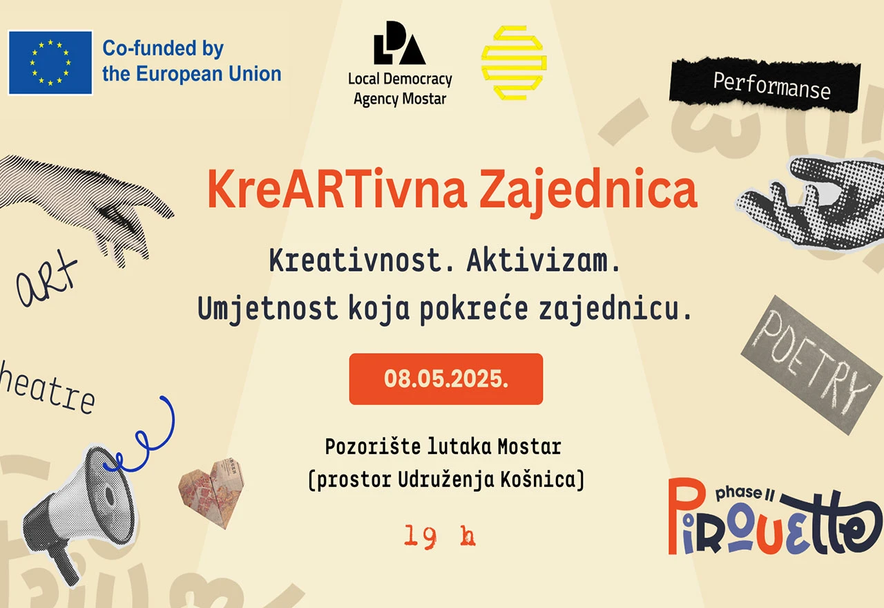 Mostarska mladost pozvana na večer kreativnosti i angažmana