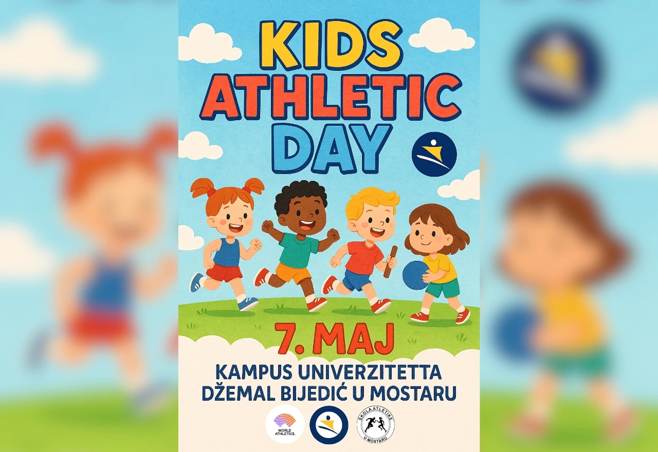 Svjetski dan dječje atletike obilježit će se u Mostaru