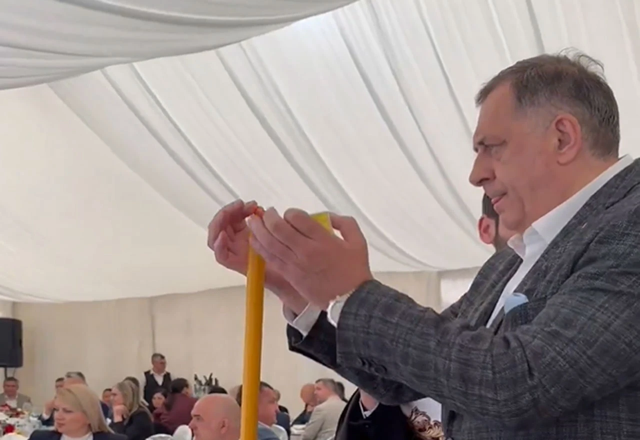Dodik obilježio obiteljsku slavu uz goste i vjerske velikodostojnike