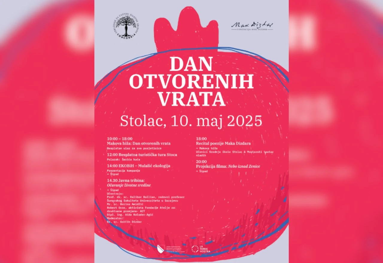 Cjelodnevni program 10. svibnja u znaku kulture i ekologije u Stocu