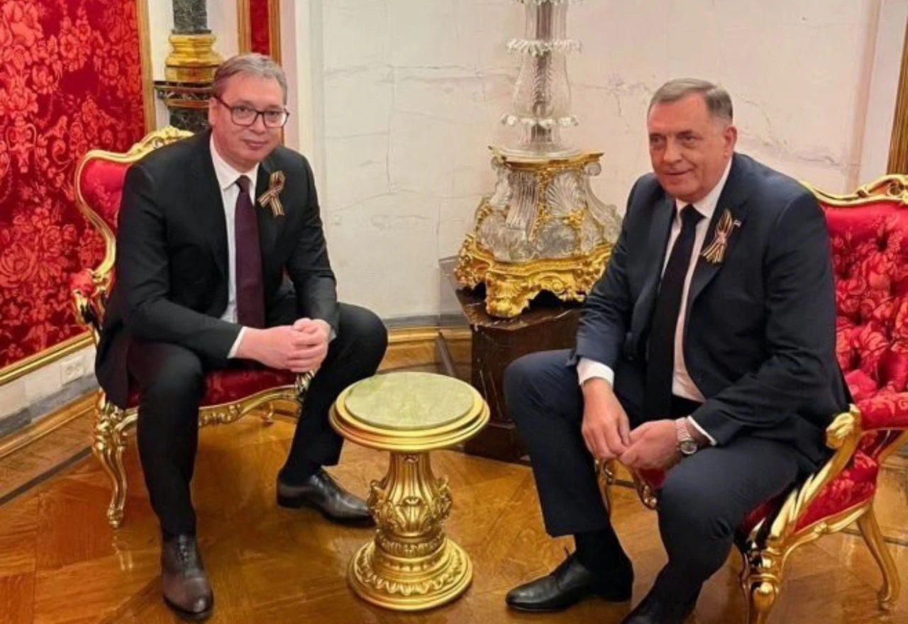 Vučić se u Kremlju sastao s Dodikom